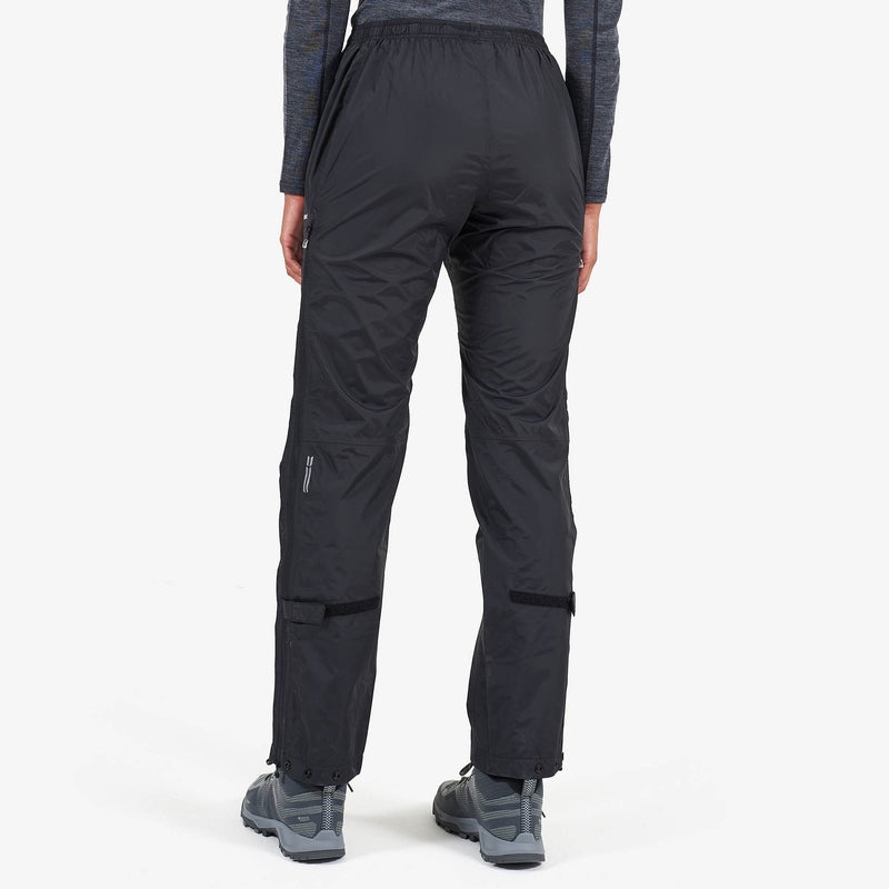 Spodnie Montane Dynamo Nieprzemakalne Pull-Over Damskie Czarne | GS6135294