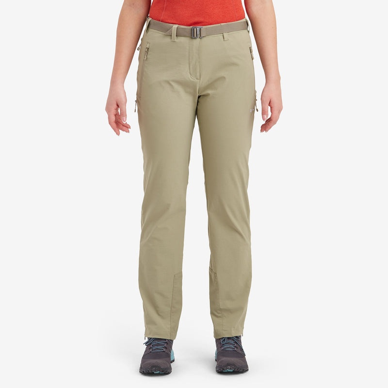 Spodnie Montane Terra Stretch Damskie Khaki | VA2613498