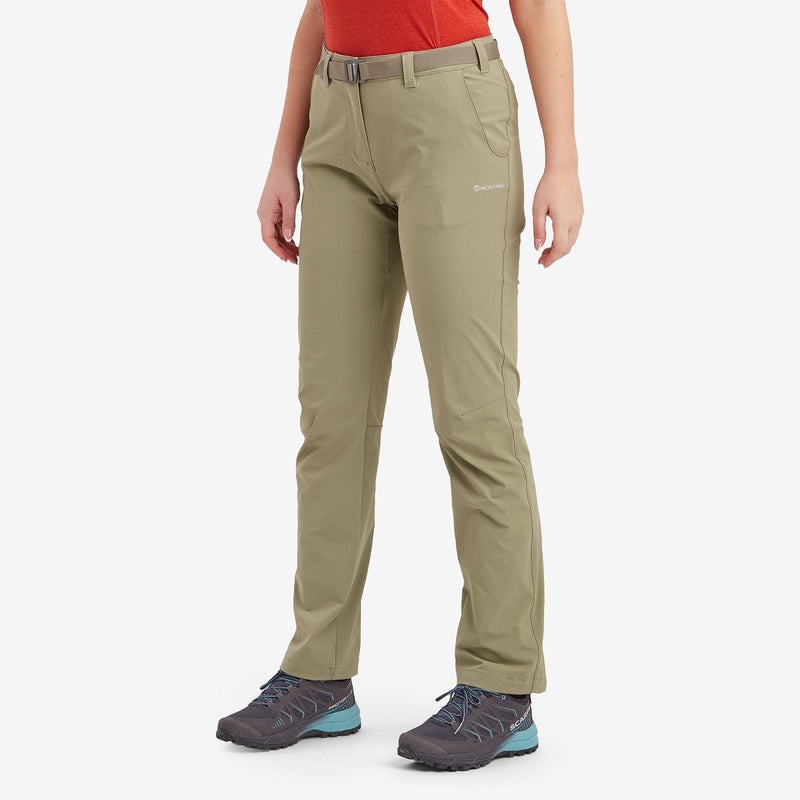 Spodnie Montane Terra Stretch Lite Damskie Khaki | EU4869537